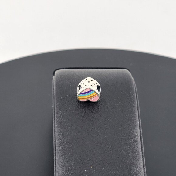 Sterling Silver 925 Heart Charm – Multi-Color Enamel – Brand New - Picture 5 of 7